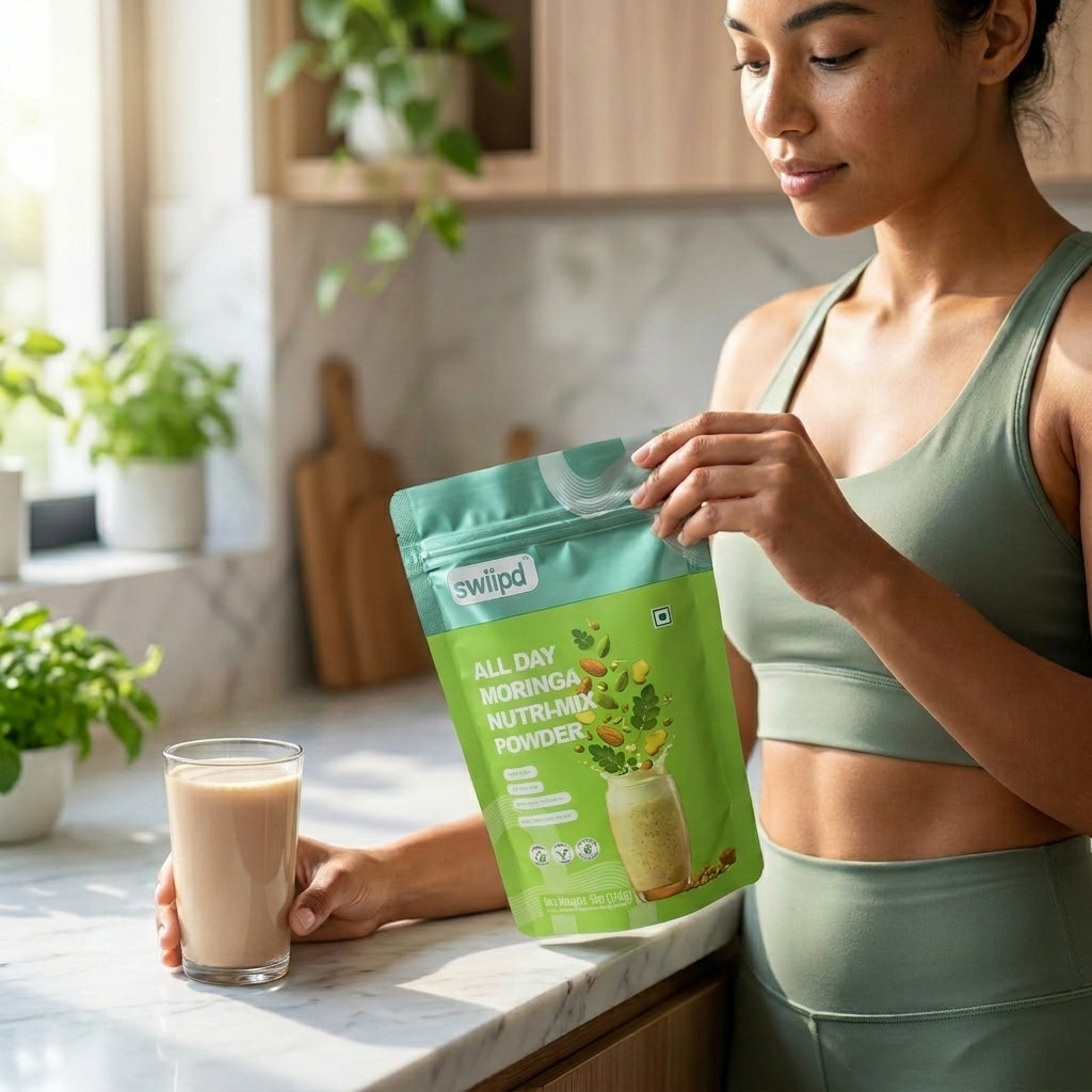 SWIIPD moringa nutri-mix – lactose-free pre and post workout shake