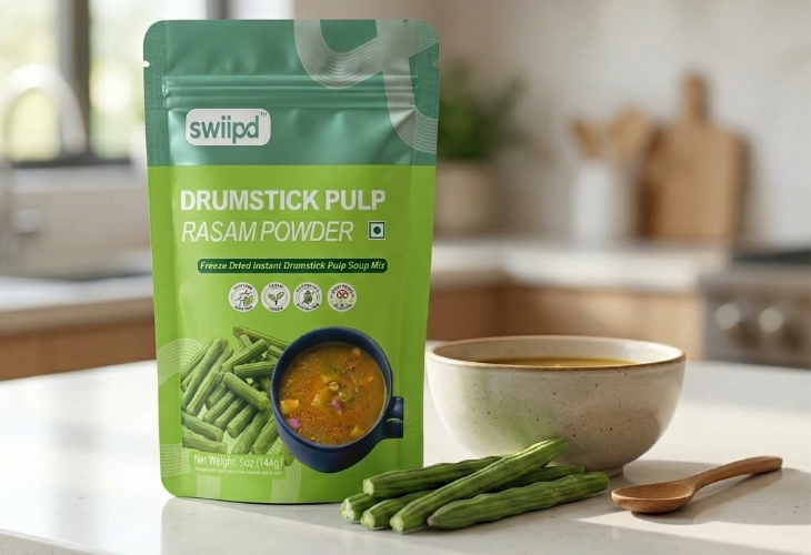 SWIIPD instant drumstick (murungai) soup mix – vegan, gluten-free, high protein