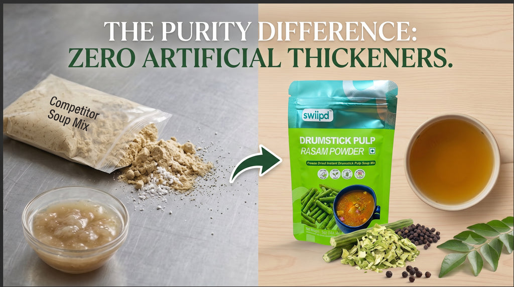 SWIIPD moringa drumstick soup powder – ready in 5 minutes